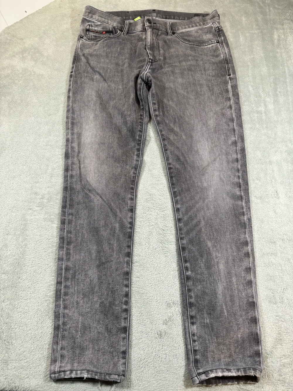 Diesel D-Strukt Slim Fit Jeans Grey Wash Size 31x32